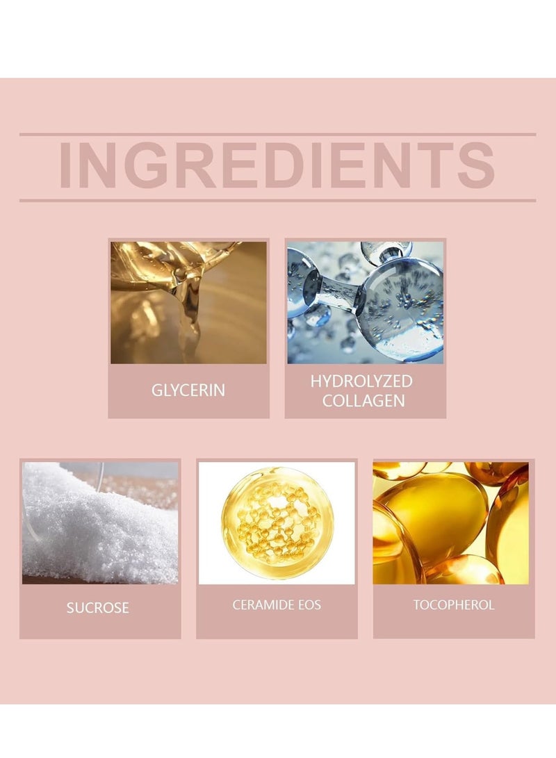 Hoygi قناع كولاجين ليلي للتغليف 75 جرام يروي البشرة بعمق طوال الليل قناع وجه كولاجين قناع تقشير كولاجين عميق قناع كولاجين ليلي للتغليف لتوحيد لون البشرة وتغذية عميقة - Image 4