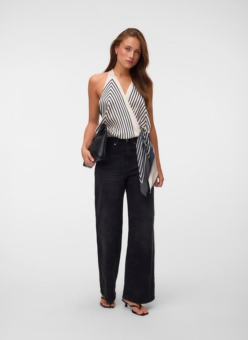 VERO MODA Women's VMEVIE Sleeveless V-Neck Woven Top - Image 2