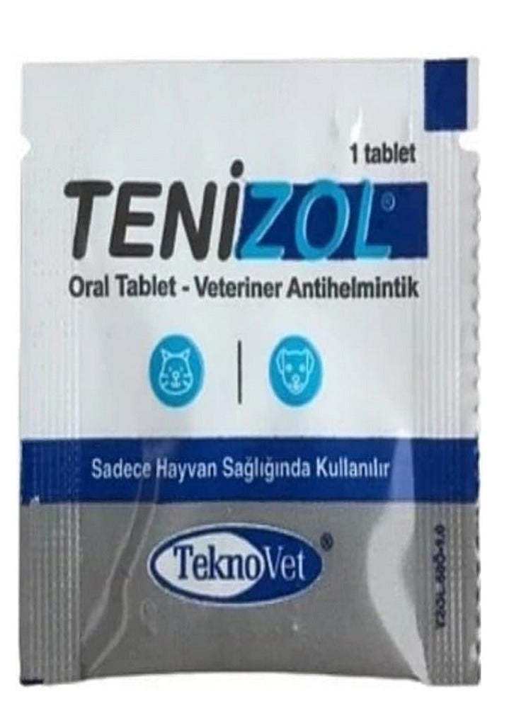Teknovet Tenizol Pet Oral Tablet (dog & cat) deworming,endoparasite & anthelm - Image 3