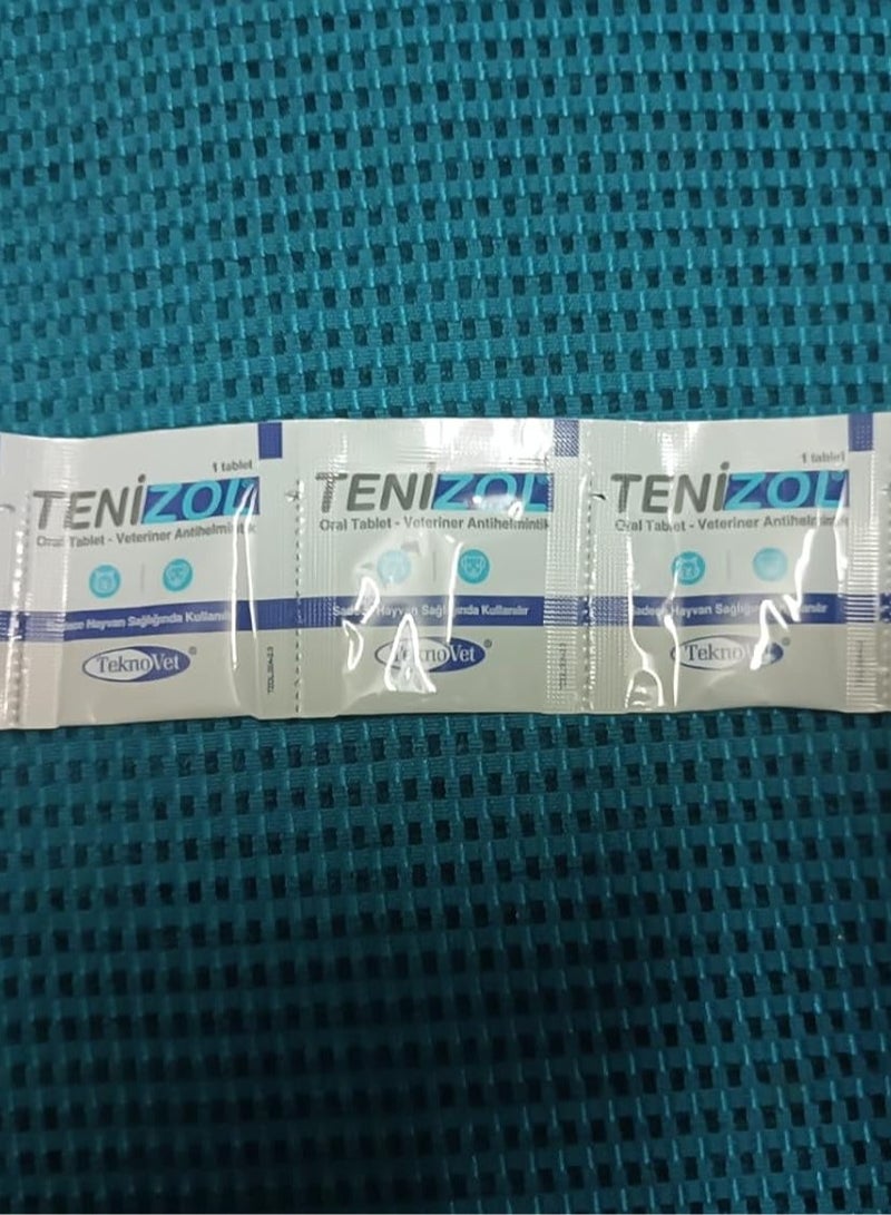 Teknovet Tenizol Pet Oral Tablet (dog & cat) deworming,endoparasite & anthelm - Image 4