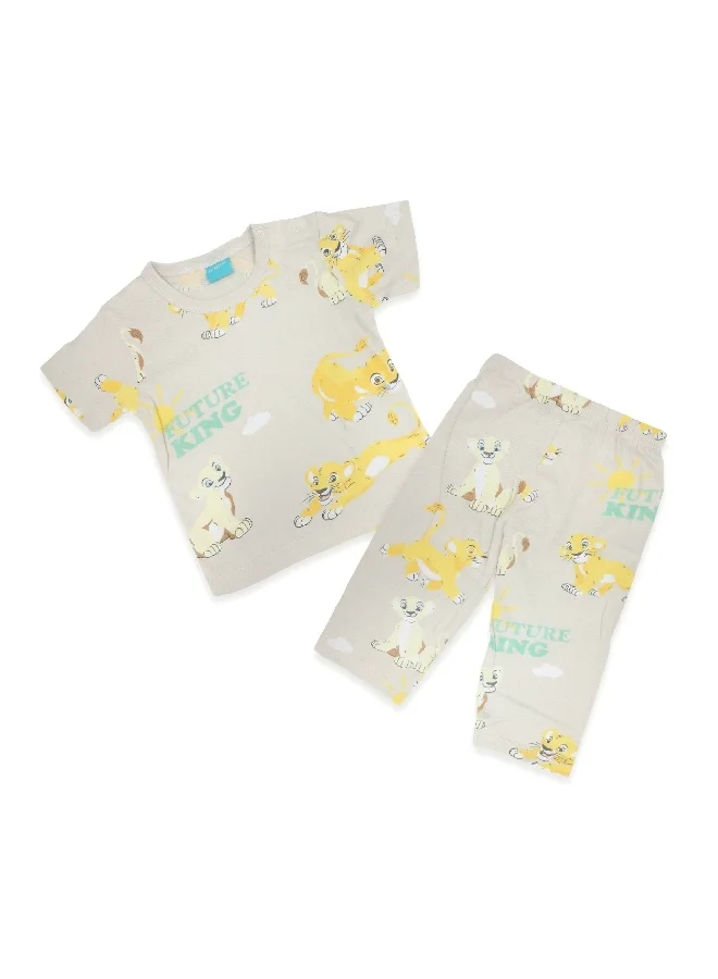 Disney  Infant Boys Disney Lion King Printed T-Shirt & Pyjama Set for Kids | Best Price UAE