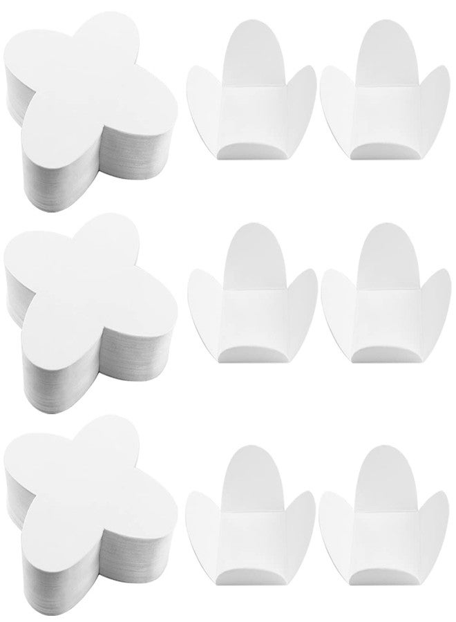 LCJAOF 200Pcs Chocolate Truffle Wrappers Paper Cups Liners for Candy, Desserts, Cupcakes, and Mini Snacks White Cupcake Cups for Muffins and More (White) - Image 1