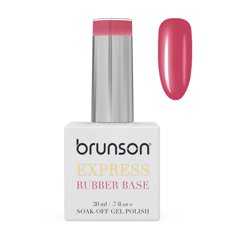 brunson TPO free Rubber Base Gel polish 20ml Soak Off Base Coat for Nail Strengthening Long Lasting Gel Polish Base for Chip Free Shine Brittle Nails UV Rubber base Russian manicure Non Yellowing salon manicure - Image 1