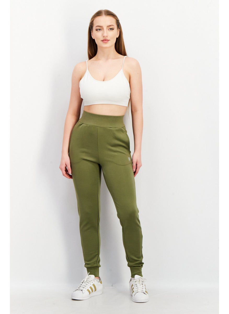 FILA - Women Sportswear Fit Cagli High Waits Pants, Green - Image 1