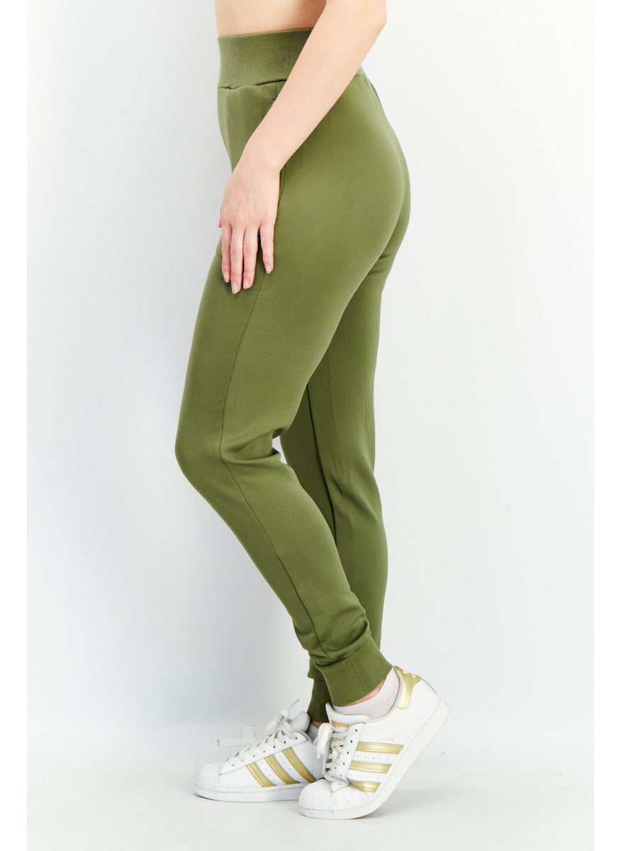 FILA - Women Sportswear Fit Cagli High Waits Pants, Green - Image 1