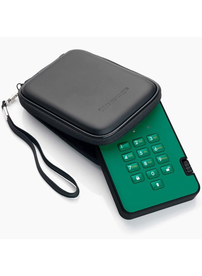 iStorage قرص Ashur2 SSD سعة 512 جيجابايت - محرك أقراص ثابت آمن - محمي بكلمة مرور، مقاوم للغبار/الماء، تشفير الأجهزة IS-DA2-256-SSD-512-GN - Image 3