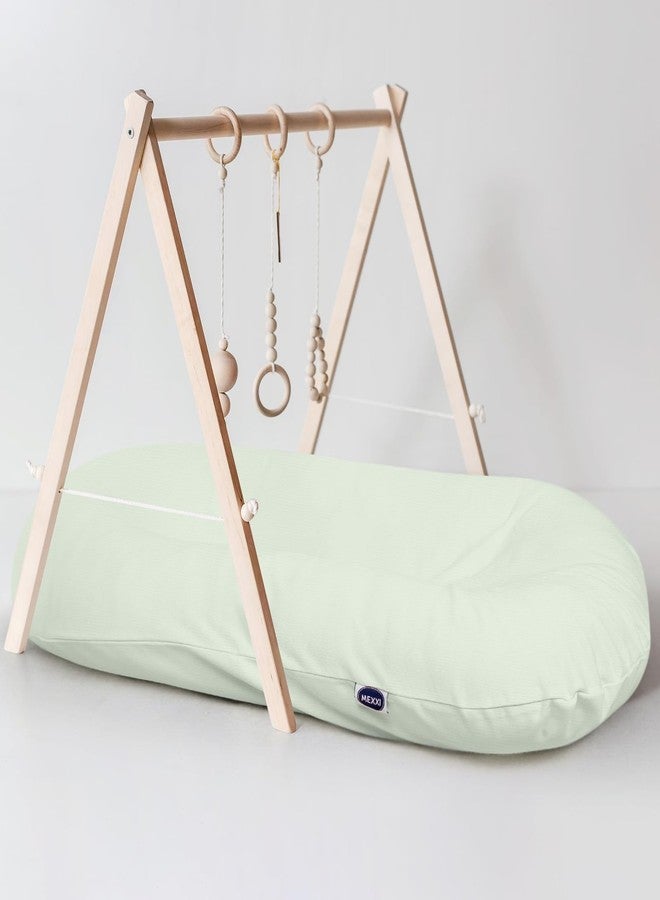 MEXXI Organic Baby Lounger Cover | 100% Organic Cotton Hypoallergenic and Breathable Baby Nest (Pistachio Green, Organic Cotton) - Image 5