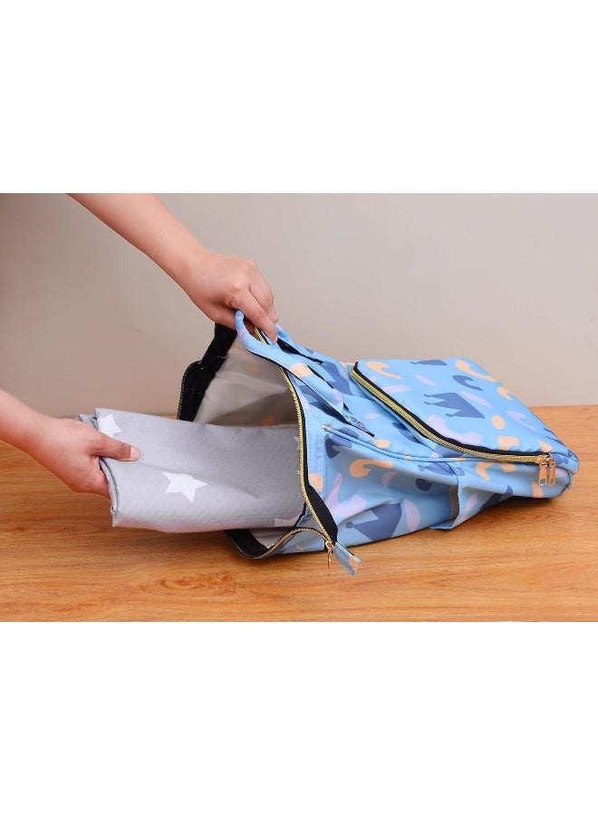 Womumon WOMUMON Splat Mat for Under High Chair/Arts/Crafts, Wo Baby Washable Spill Mat Water-resistant Anti-slip Floor Splash Mat, Portable Play Mat and Table Cloth (Star, 51") - Image 5