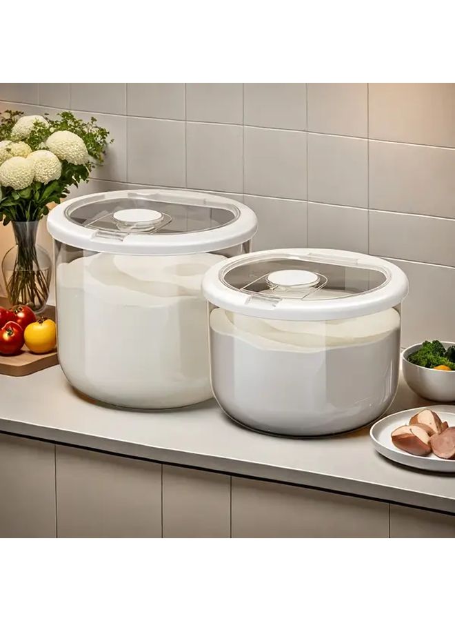 Airtight 55lbs Rice Bucket Large Capacity Insect Proof Flour Storage Container - Image 1