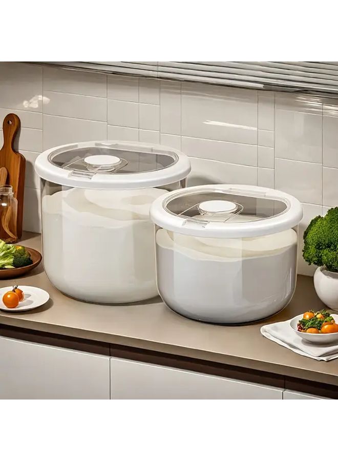 Airtight 55lbs Rice Bucket Large Capacity Insect Proof Flour Storage Container - Image 2