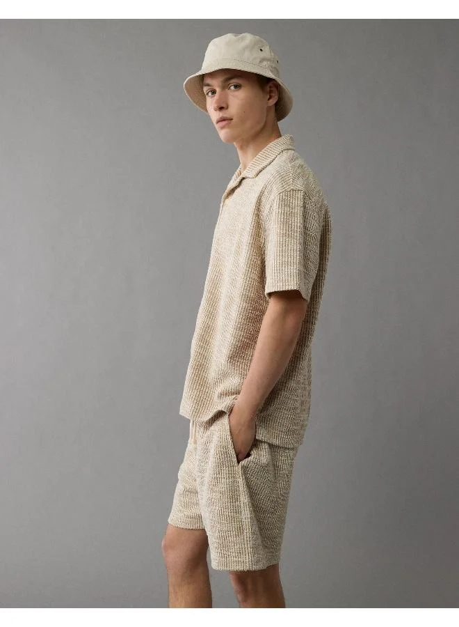 American Eagle AE Flex 5" Knit Textured Trekker Short