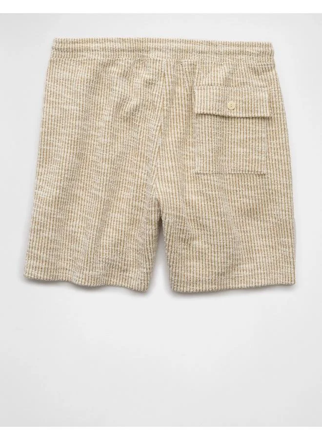 American Eagle AE Flex 5" Knit Textured Trekker Short
