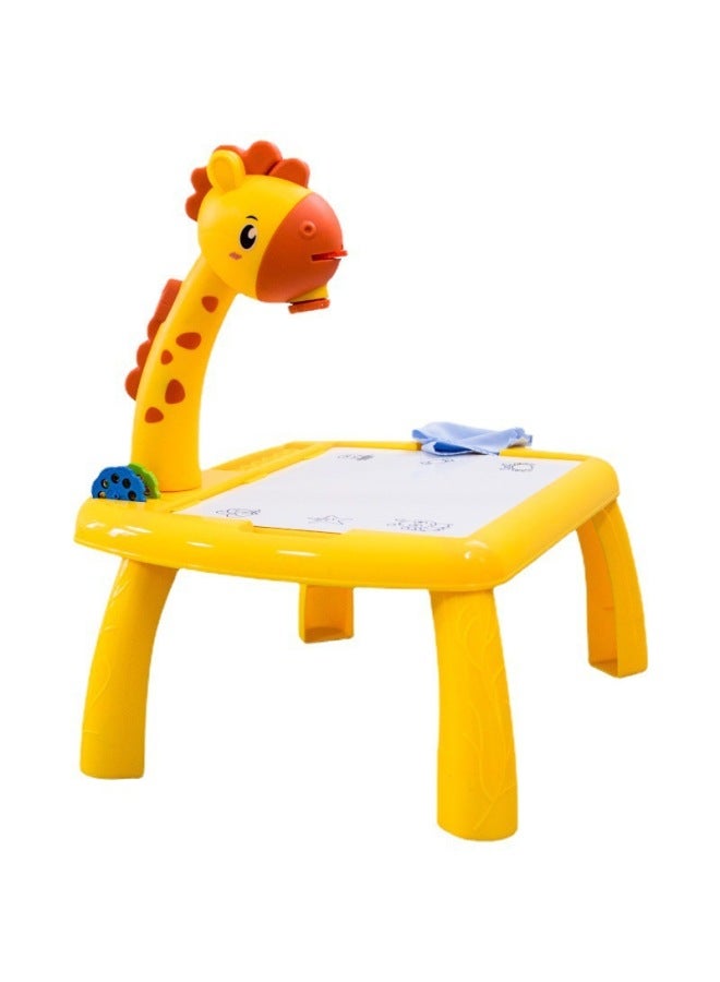 Multifunctional Fawn Projection Drawing Table Cartoon Modeling With Acousto-optic Graffiti Writing Board Children's Educational Toys - Image 5