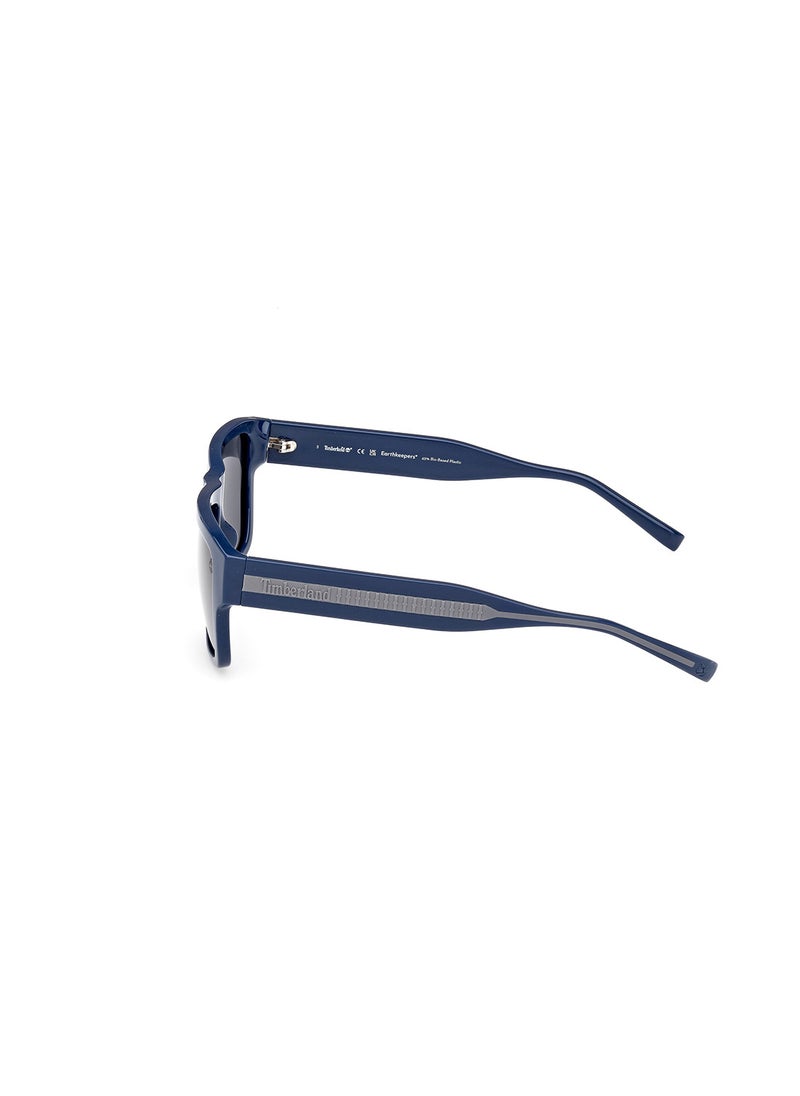 Men's Polarized Rectangular Sunglasses - TB933792D58 - Lens Size: 58 Mm