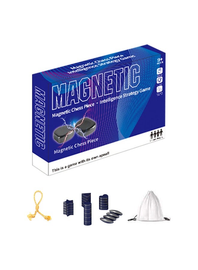 Magnetic Chess Game Set, for Kids and Adults Strategy Table Top Magnet Game , Great for Office Breaks, Vacations, and Gifting - Image 1
