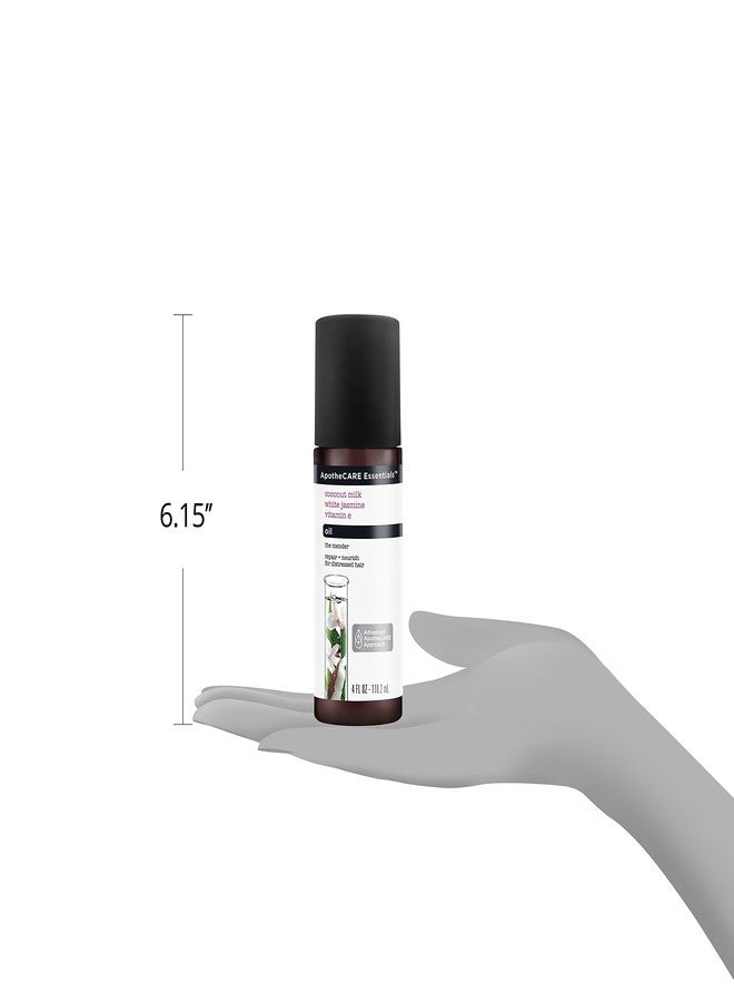 ApotheCARE Essentials The Mender Hair repair Oil, Coconut Milk, White Jasmine, Vitamin E, 4 oz - Image 4