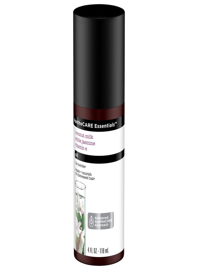 ApotheCARE Essentials The Mender Hair repair Oil, Coconut Milk, White Jasmine, Vitamin E, 4 oz - Image 3