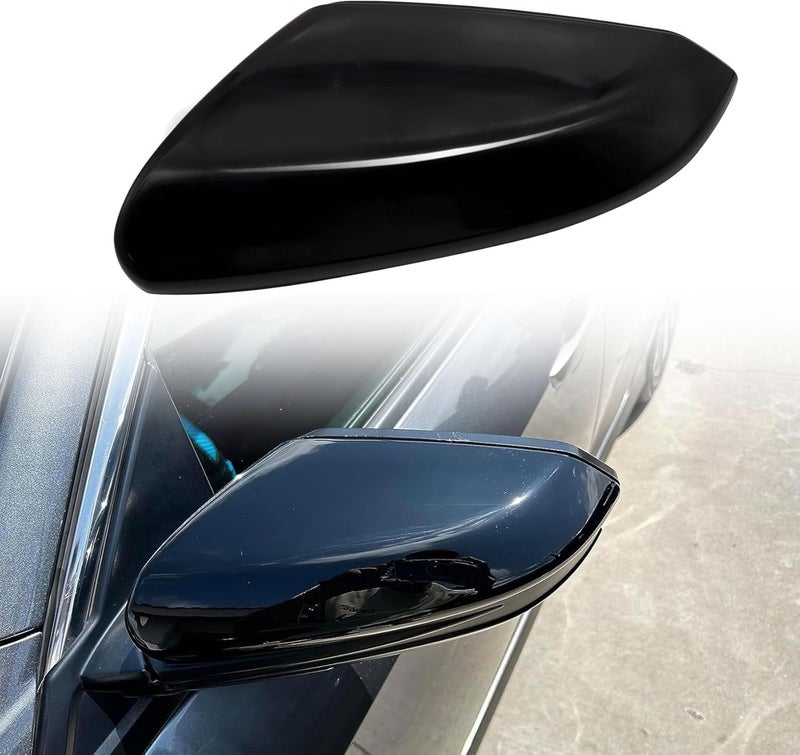 Priprilod Left Driver Side Mirror Cap Cover Glossy Black - Image 1