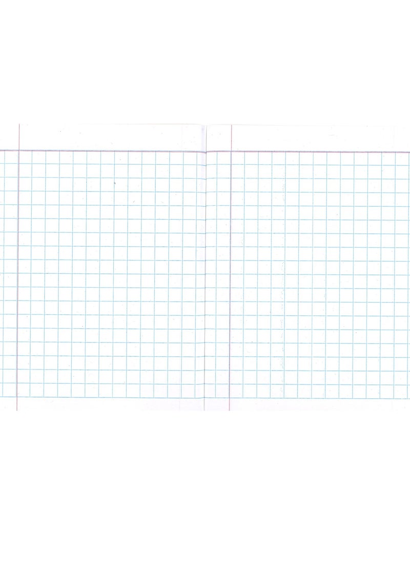 Psi - 6-Piece Single Lined Exercise Notebook With Left Margin 100 Pages A5 Size - Image 1
