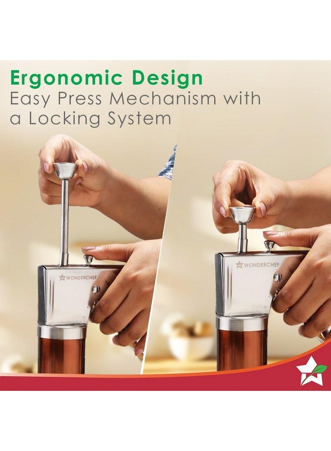 Wonderchef Snacks Maker with 12 Different jalis, Stainless Steel Plates for Making Sev, Bhujiya, Papdi, Gathiya, Murukku, Chakli, Kitchen Tool for Making Namkeen Snacks, Farsan Maker - Image 5