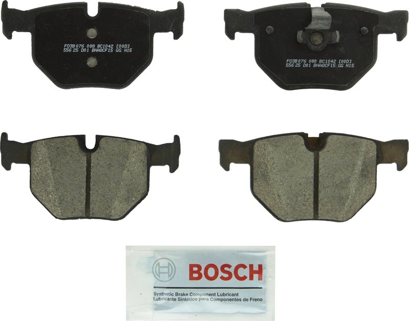 BOSCH BC1042 QuietCast Premium Ceramic Disc Brake Pad Set - Compatible With Select BMW 525i, 528i, 528i xDrive, 528xi, 530i, 530xi, 535i xDrive, 535xi, X5, X6; REAR - Image 5