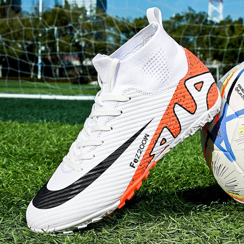 Cristiano Ronaldo Assassin'S New High-Top Football Shoes Men'S Broken Nails Children'S Boys And Girls Adult Wear-Resistant Training Shoes - Image 3