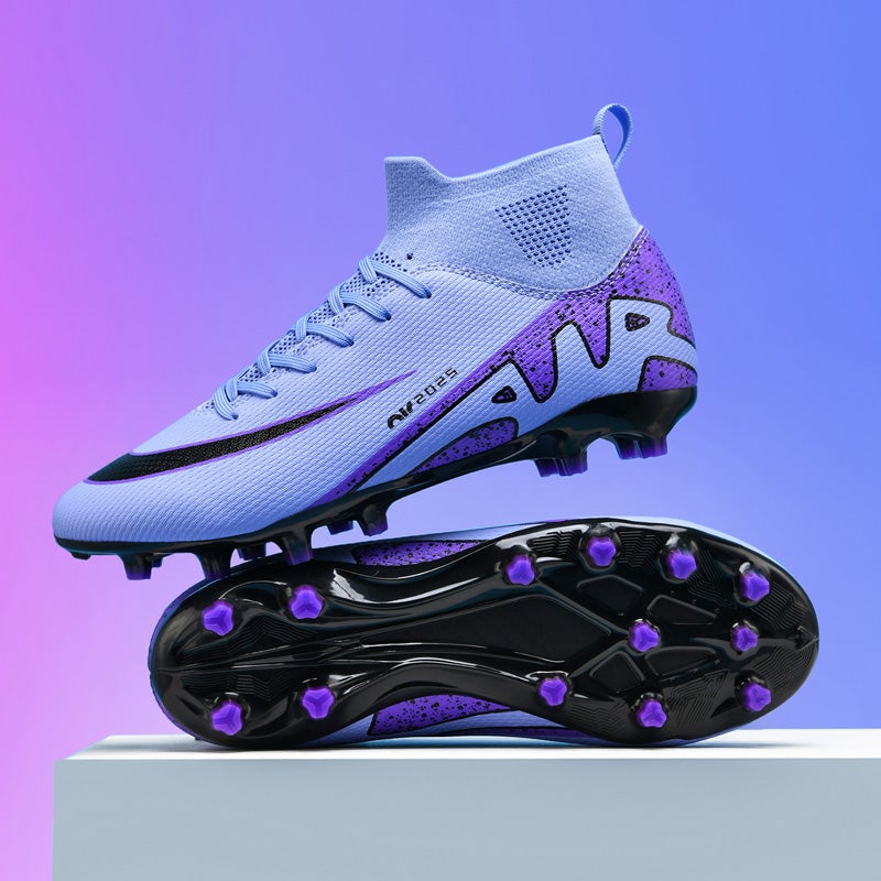 Cristiano Ronaldo Assassin'S New High-Top Football Shoes Men'S Broken Nails Children'S Boys And Girls Adult Wear-Resistant Training Shoes - Image 1