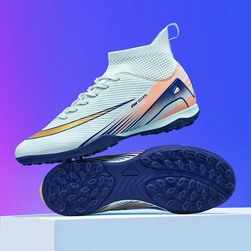 Cristiano Ronaldo Assassin'S New High-Top Football Shoes Men'S Broken Nails Children'S Boys And Girls Adult Wear-Resistant Training Shoes - Image 4