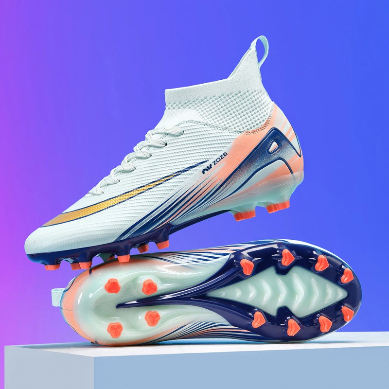Cristiano Ronaldo Assassin'S New High-Top Football Shoes Men'S Broken Nails Children'S Boys And Girls Adult Wear-Resistant Training Shoes - Image 5