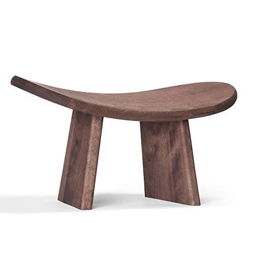 SPOKO SPOKO Meditation Bench Travel Seat Version The Original Posture Certified Wood Kneeling Stool Best Ergonomic Wooden Chair Perfect Seat for Yoga Prayer Seiza no Cushion Needed