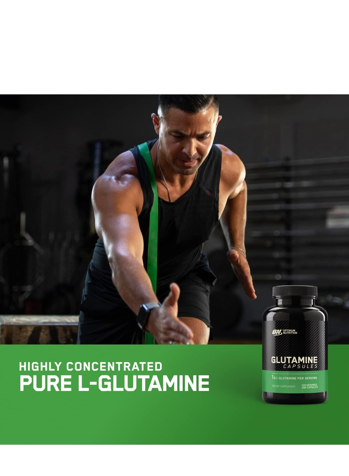 Glutamine Capsules 1000Mg 240 Capsules 120 Servings