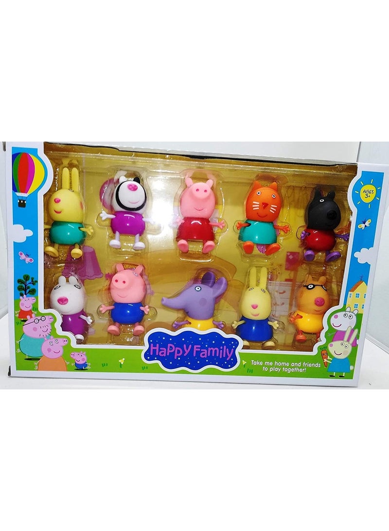 Happy Family Peppa  (Set of 10 Pieces) - Image 3