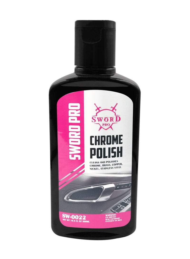 Sword Pro Sword Pro Chrome Polish SW-0022 – Cleans and Polishes Chrome, Brass, Copper, Nickel, Stainless Steel - Image 1