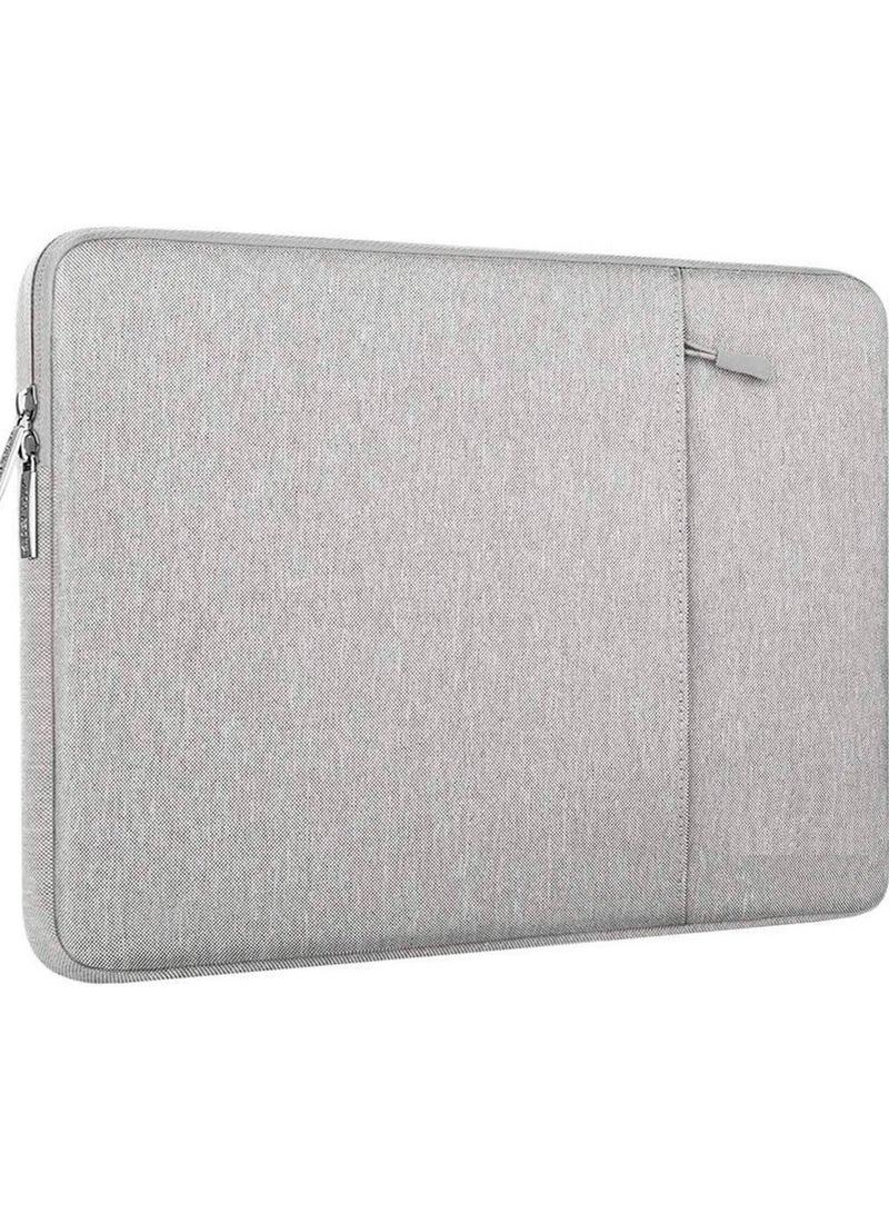 Devia Business Inner Bag with Pocket for MacBook Air 13.3" & Pro 13.3" & Pro 14.2" (Silver Grey) - Image 1
