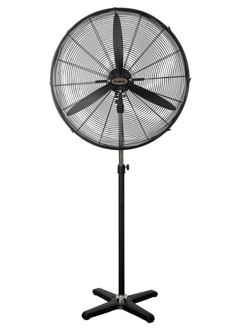 KHIND SF2402 Industrial Stand Fan with High Velocity, Adjustable Height and Three-speed mode, Auto Oscillation for Wide Coverage
