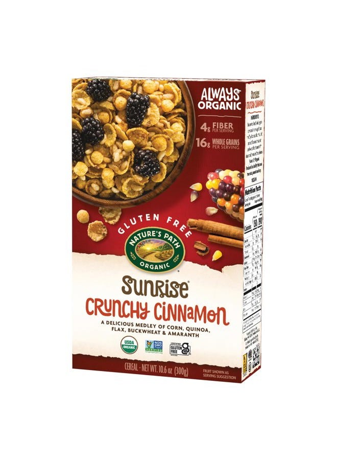 Nature'S Path Gluten Free Sunrise Crunchy Cinnamon Cereal 10.6 Ounce (Pack of 6) - Image 1