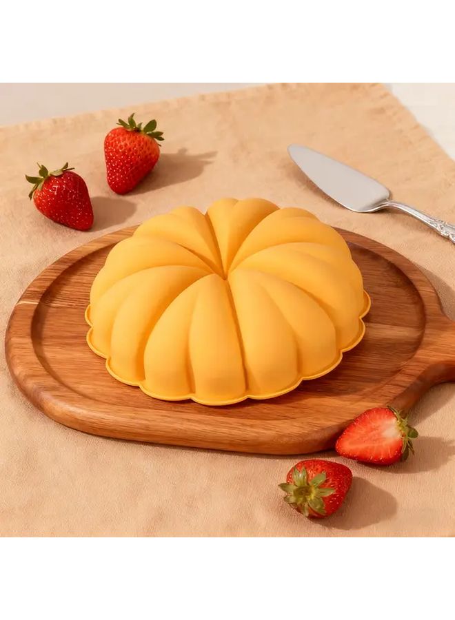 Pumpkin Mold Cake Pan Non Stick Heat Resistant Easy Clean For Halloween Christmas - Image 4