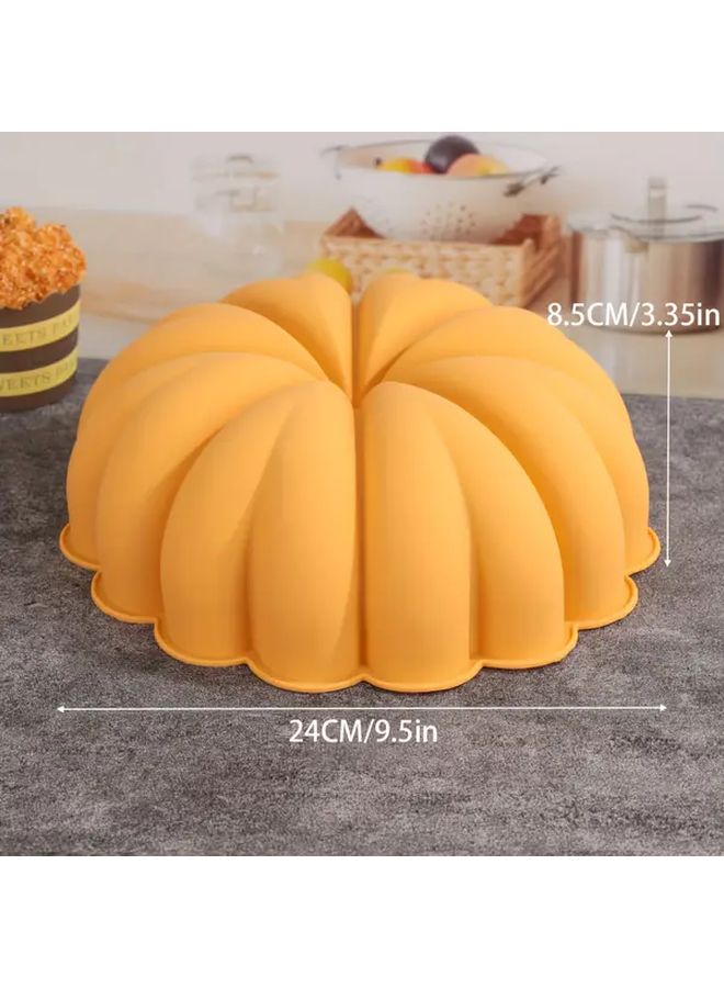 Pumpkin Mold Cake Pan Non Stick Heat Resistant Easy Clean For Halloween Christmas - Image 1