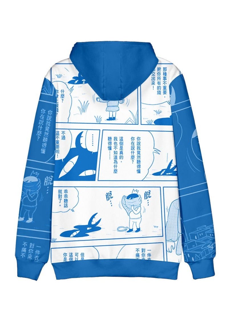 NIBEMINENT Autumn And Winter Hooded Ranking Of Kings Sweater  - Image 2
