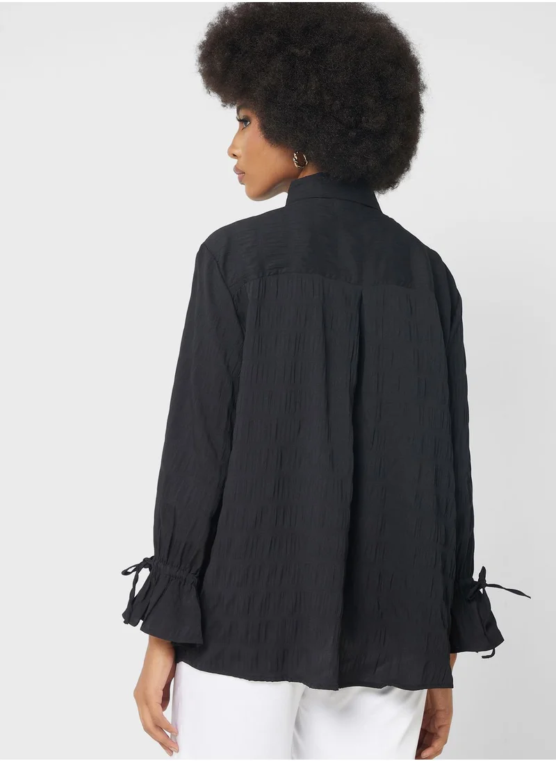 ELLA Longline Button Down Shirt