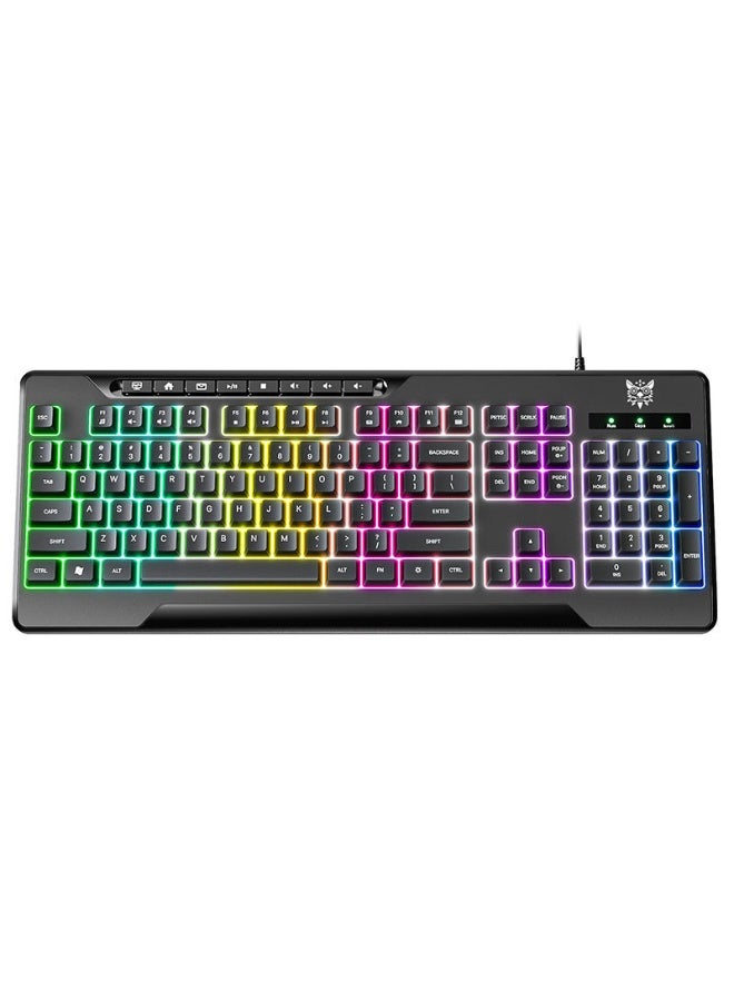 ONIKUMA TZ5006 NEW 5 in 1 Gaming Keyboard and Mouse Headset Mouse Pad Ergonomic Light Mechanical Gaming Combo Set - Image 2