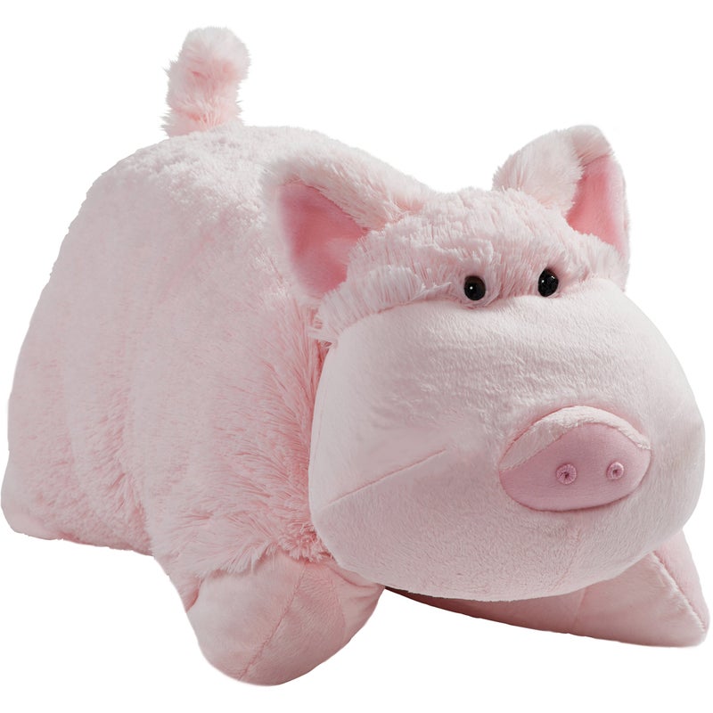 Pillow Pets Originals, Wiggly Pig, 18" Stuffed Animal Plush Toy - Image 1