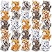 Shappy 25 Pcs Cat Stuffed Animals Bulk Small Stuffed Kittens Assorted Soft Fluffy Kittens Cat Themed Party Gift Favors for Birthday Easter Stuffers - Image 2