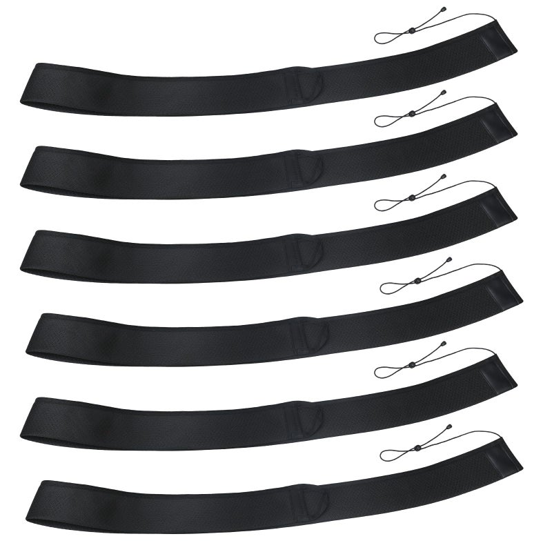 VercanMonth 6 Pcs Rod Socks, Fishing Rod Sleeve, Neoprene Fishings Pole Sleeve, Fishing Rods Covers, Built-in Hanging Loop & Adjustable Lanyard, Fits Casting, Spinning, & Fly Rods - Image 1