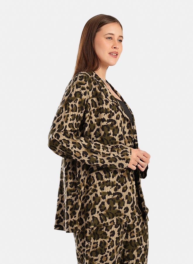 Clue All Over Animal Print Blazer - Image 3
