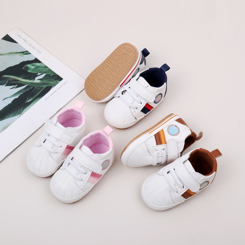 Baby Boys And Girls All-Match Toddler Shoes Baby Breathable Soft Sole Non-Slip Casual Board Shoes Bxc4140 - Image 2