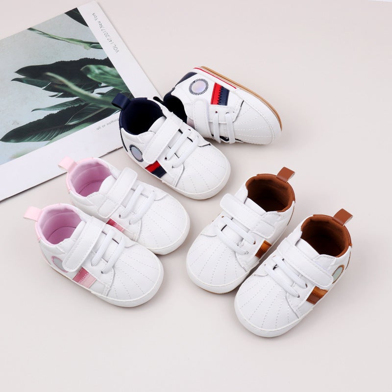 Baby Boys And Girls All-Match Toddler Shoes Baby Breathable Soft Sole Non-Slip Casual Board Shoes Bxc4140 - Image 3