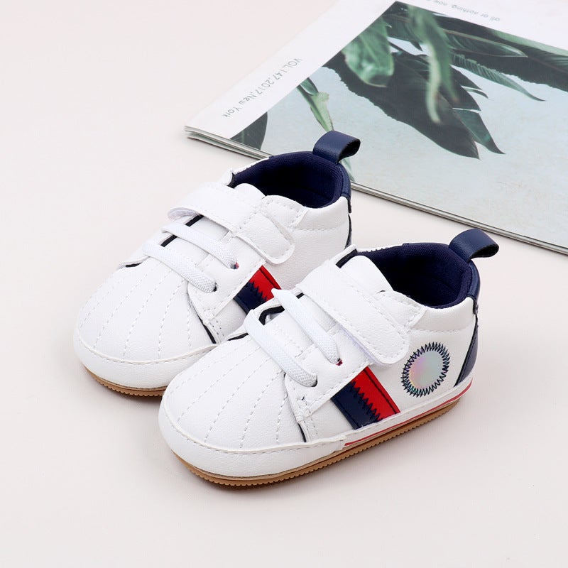 Baby Boys And Girls All-Match Toddler Shoes Baby Breathable Soft Sole Non-Slip Casual Board Shoes Bxc4140 - Image 1