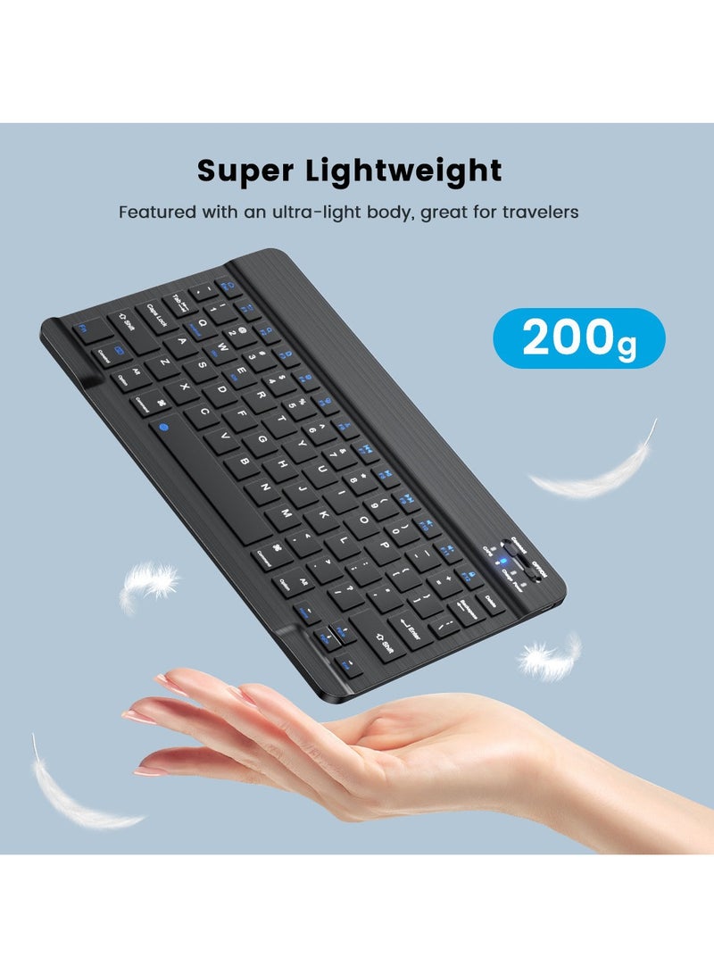 General Arabic Bluetooth Wireless Keyboard and Mouse Combo, Ultra-Slim 2.4 GHz Wireless Keyboard and Mouse for iPad Pro/iPad Air/iPad 9.7 and other iOS Android Windows devices  - Image 4