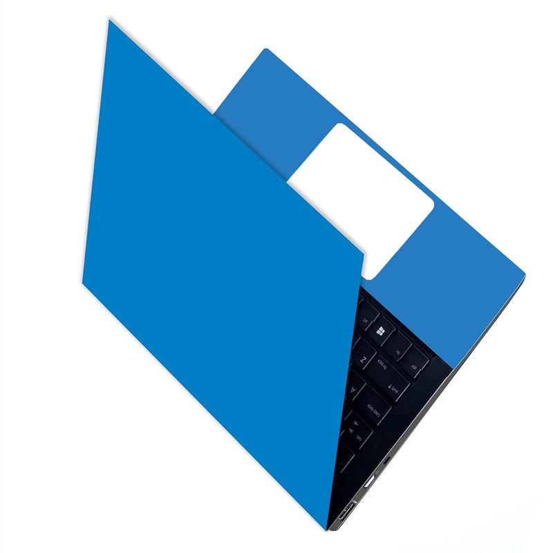 BAEYE Full Laptop Skin Stickers HD Quality Sticker for Laptops Upto 15.6" (Dustproof|Waterproof|Scratchproof|Reusable) - BE SkyBlue FL (2513) - Image 1